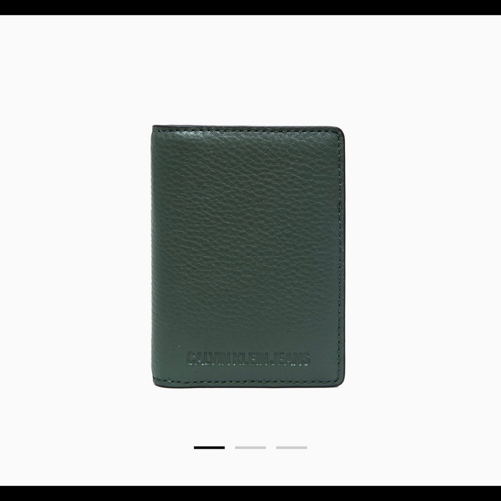 Calvin Klein green card case wallet